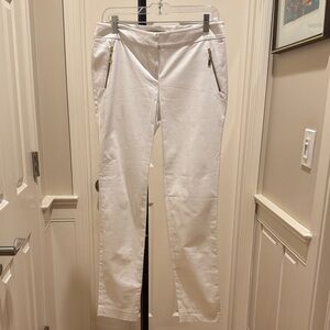 Giza Women's White Skinny Leg Trousers